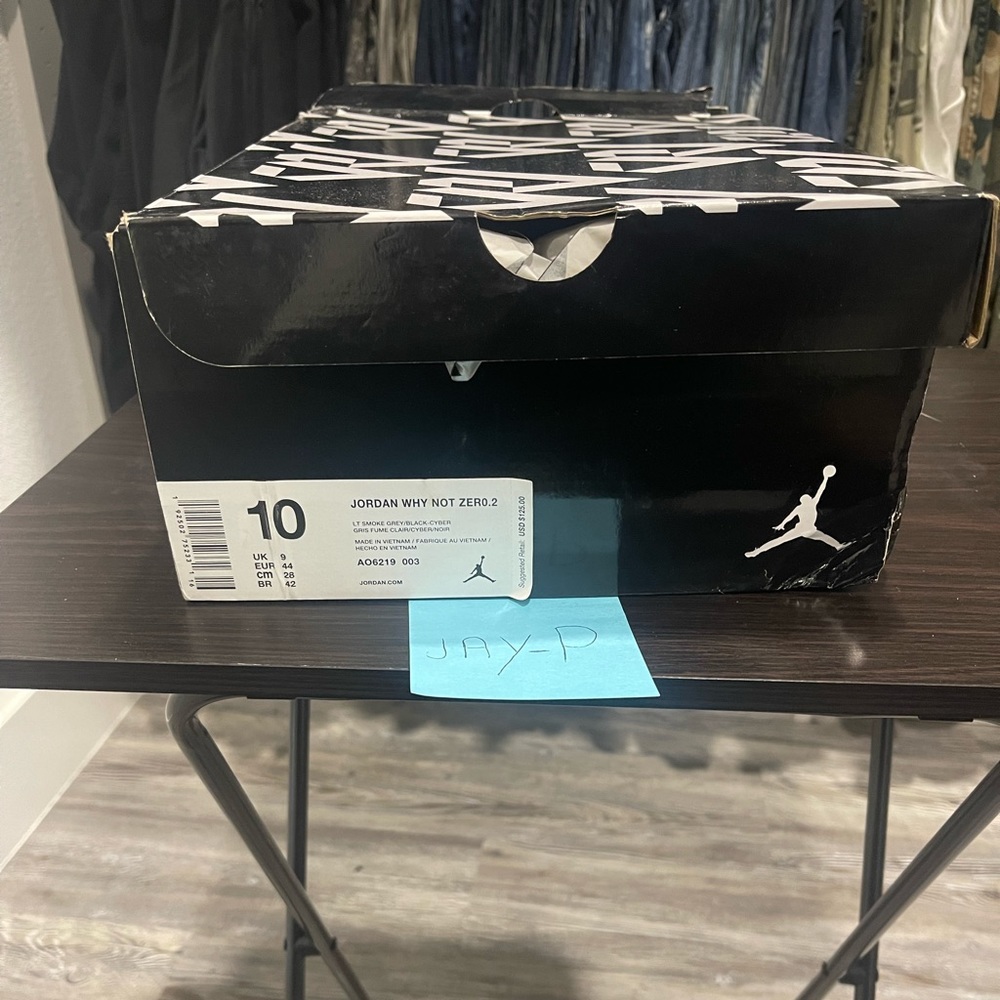 Size 10. Jordan Why Not ZER0.2 I Don't Care **BRAND NEW**Deadstock